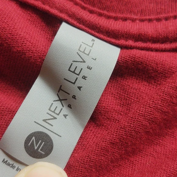 Bundle of 3 NWOT Next Level Apparel Women's Marron Tees Size M - Picture 3 of 4